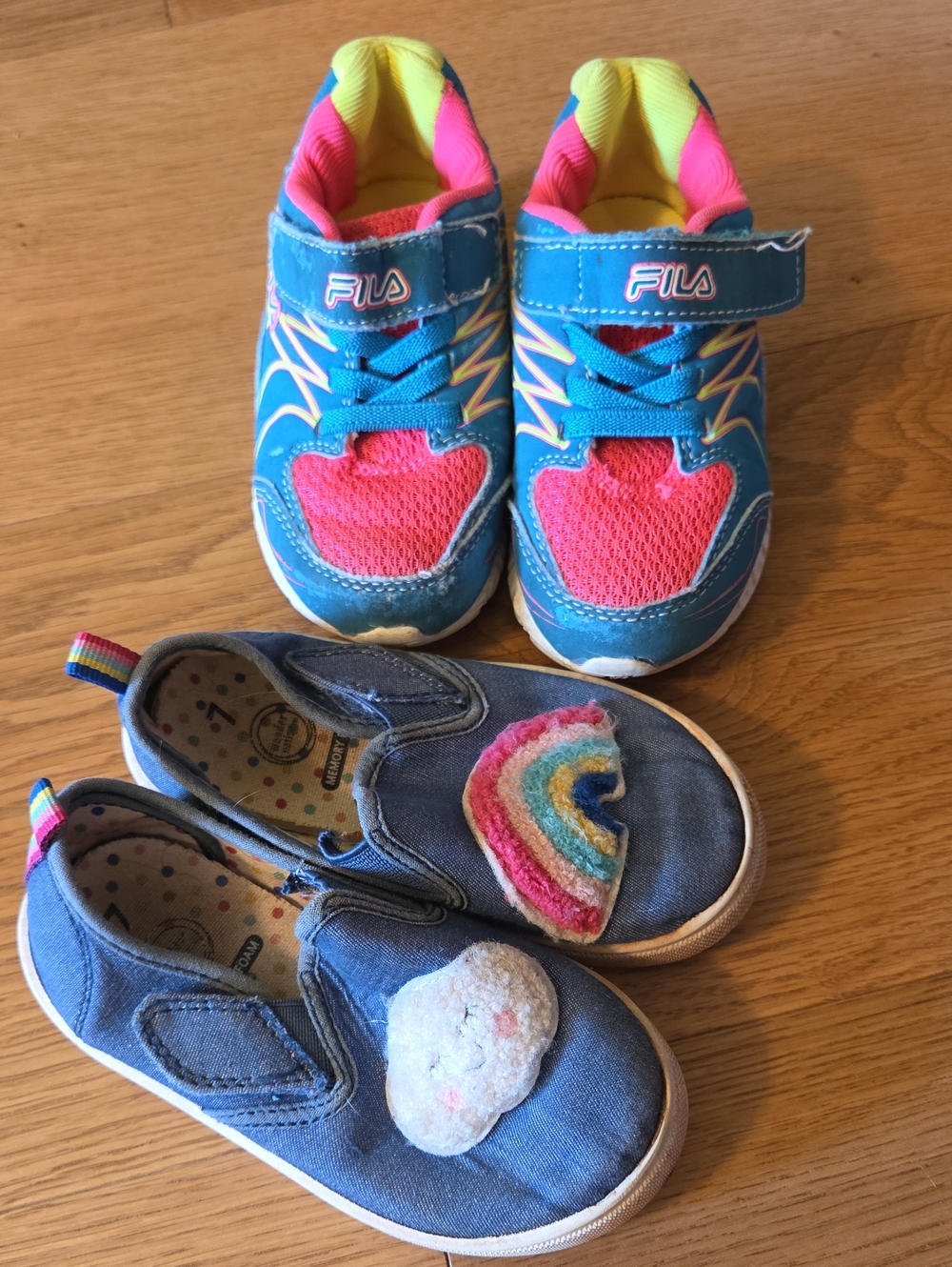 2 Pairs Of Toddler Girl's Shoes